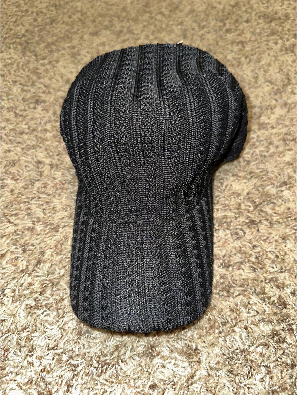 AIR JORDAN Jumpman Knit Woven Flex Fit Hat Cap Black 2005